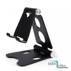 Universeller, faltbarer Aluminiumst�nder f�r  ihr Handy und Tablet schwarz klein