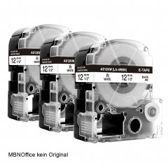 Schriftband alternativ zu Epson LC4WBN9 / SS12KW / 3 St�ck / kein Original Schriftband