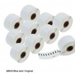 Kompatible Dymo-Etiketten A11356 10 Rollen
