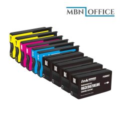 Patrone passend f�r HP 963 BK XL / 10er Set / 4xBK 2xCY 2xMA 2xYE / keine Originalpatrone