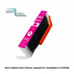 Patrone passend f�r CLI551 MA / keine Originalpatrone