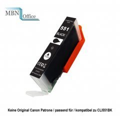 Patrone passend f�r CLI551 PBK / keine Originalpatrone