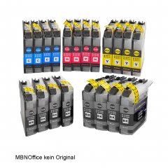 20x Brother Tintenpatronen kompatibel LC223 alle Farben