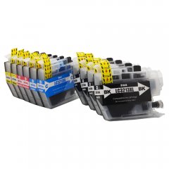 10x Brother LC3213 kompatible Druckerpatronen alle Farb