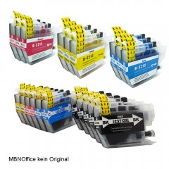 20x Brother LC3213 kompatible Druckerpatronen alle Farb