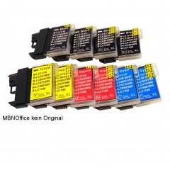 20 St�ck Brother kompatible Tintenpatronen LC980 LC985 LC1100