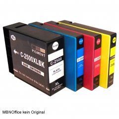 4 kompatible Canon Tintenpatrone PGI2500 alle Farben