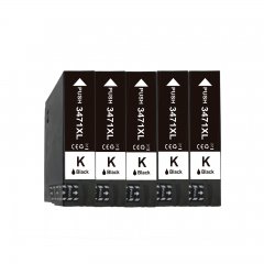 Kompatible Epson-Tintenpatronen T3471 XL schwarz 5 St�c