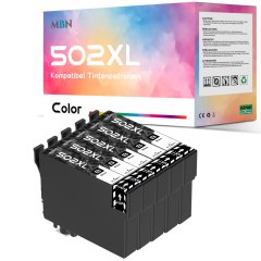 Kompatible Epson-Tintenpatronen T502BK XL 5 St�ck