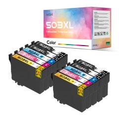 Kompatible Epson-Tintenpatronen T503 XL alle Farben 10x