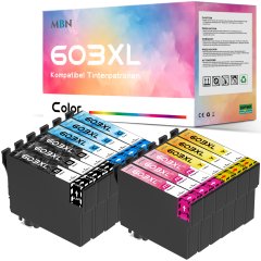 Kompatible Epson-Tintenpatronen T603 XL alle Farben 12 