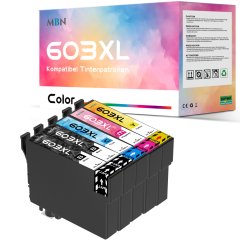 Kompatible Epson-Tintenpatronen T603 XL alle Farben 5 S