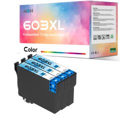 Kompatible Epson-Tintenpatrone T603CY XL 3 St�ck