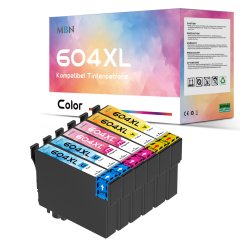 Kompatible Epson-Tintenpatronen 604XL Farbset Multipack