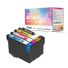 Kompatible Epson-Tintenpatronen 604XL alle Farben
