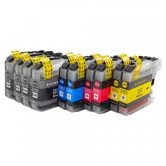 10x Brother Tintenpatronen kompatibel LC223 alle Farben