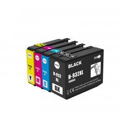 Kompatible HP-Tintenpatronen 932 und 933 alle Farben