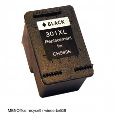 HP301BK recycelte Tintenpatrone