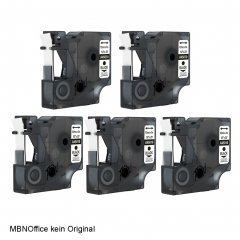 5 St�ck Dymo Schriftb�nder 45010 kompatibel