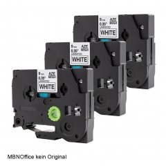 3 St�ck kompatible Brother TZE221 Schriftb�nder