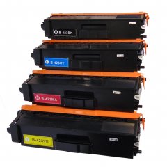 Toner passend f�r Brother TN423 / 4 St�ck BK CY MA YE / kein Originaltoner