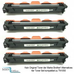 Kompatibler Brother-Toner TN1050 4 St�ck